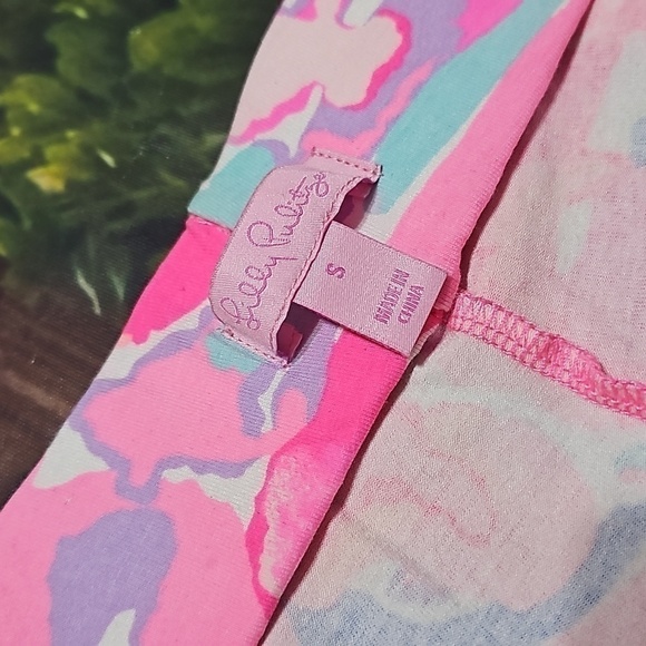 Lilly Pulitzer Pink Floral Pants Size Small‎ - Picture 2 of 4